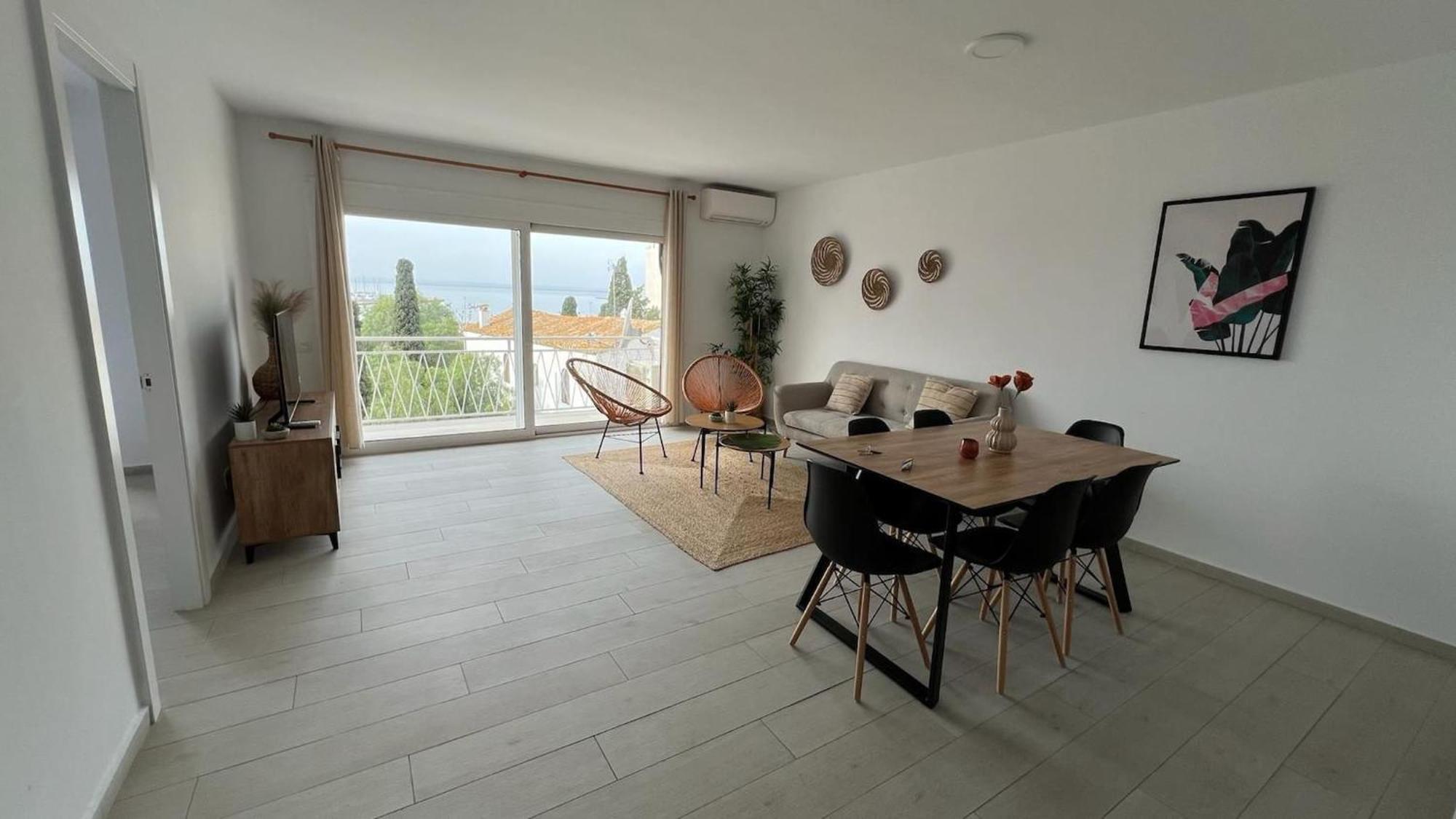Apartamento Frente Al Mar Roses Buitenkant foto